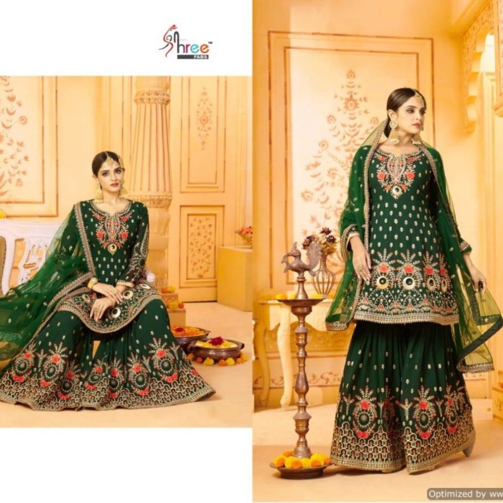 Green 3pcs suit